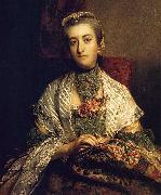 Sir Joshua Reynolds Portrait of Caroline Fox Germany oil painting artist